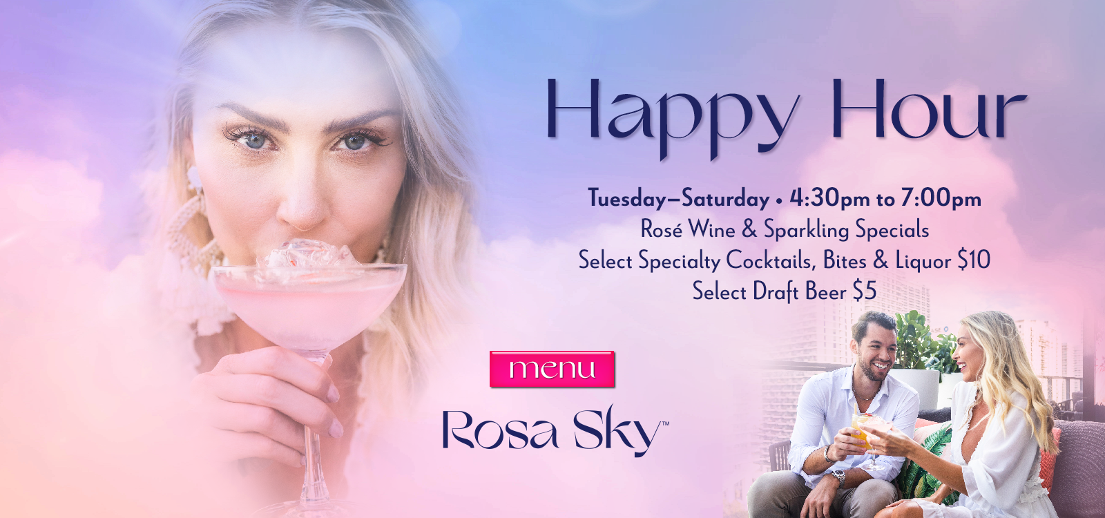 Rosa Sky Rooftop Bar And Lounge In Brickell Miami Fl